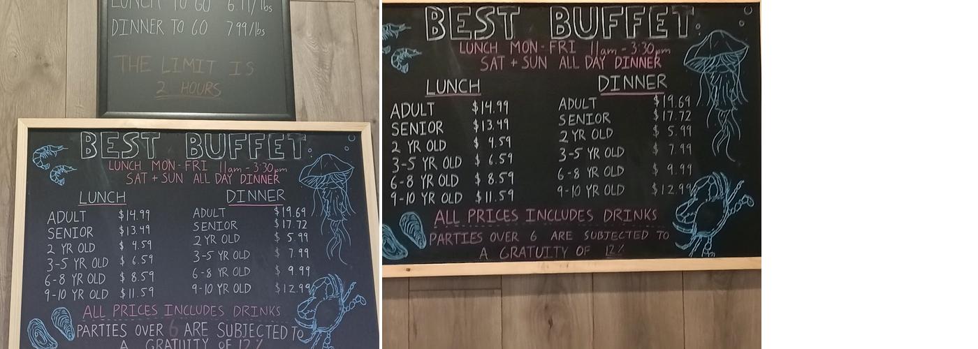 Best Buffet Menu