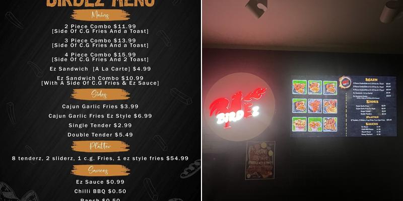 BirdEz Menu