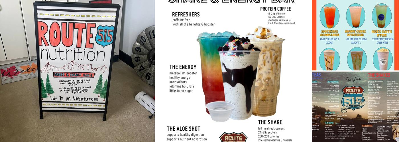 Route 515 Nutrition Menu