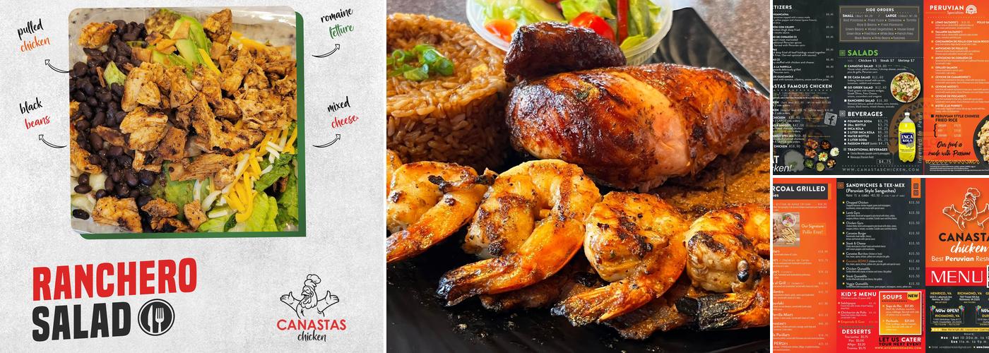 Canastas Chicken Midlothian Menu