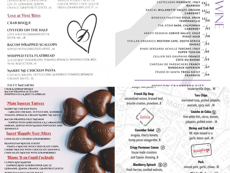 Departure Menu