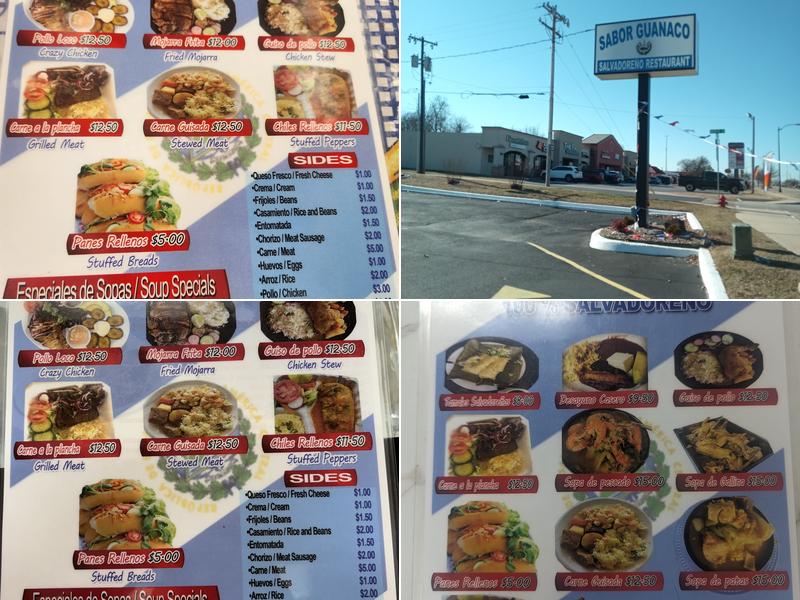 Sabor Guanaco LLC Menu