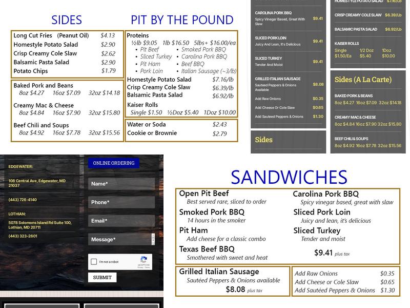Bayside Bull Menu