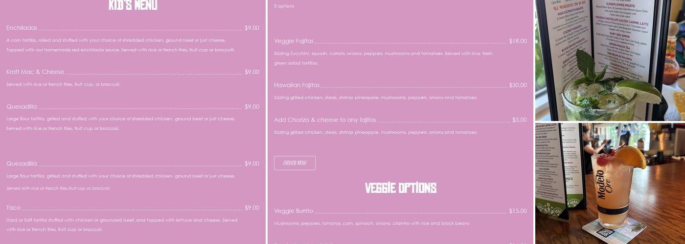 Maya Mexican Cocina & Tekila Bar Menu