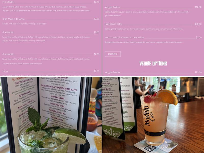 Maya Mexican Cocina & Tekila Bar Menu