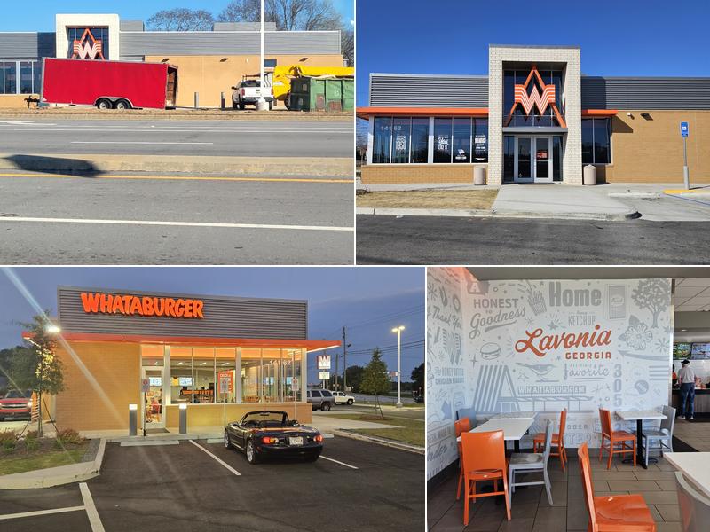 Whataburger NWQ, Jones St & I-85, Lavonia