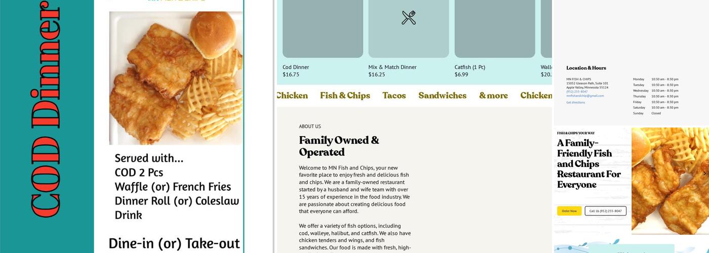 MN Fish & Chips Menu