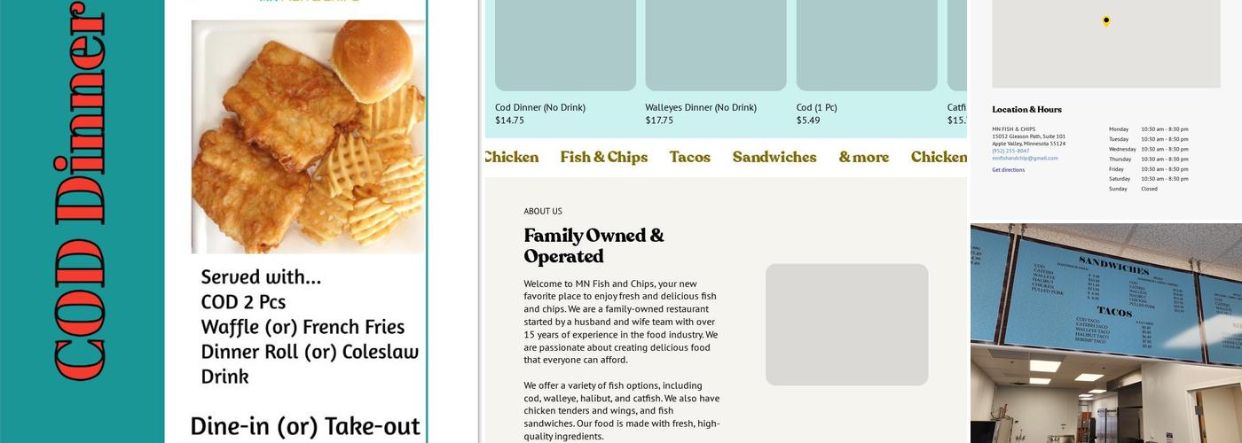 MN Fish & Chips Menu