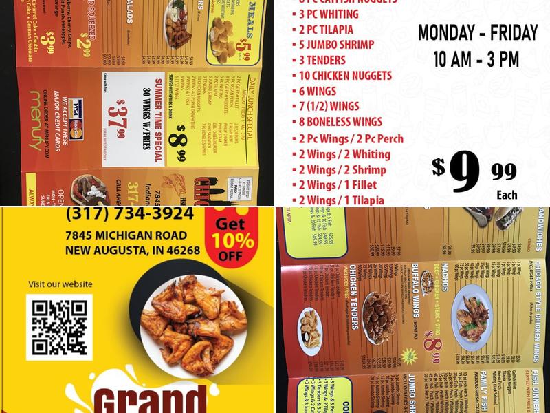 Chicago Fish Chicken Gyro Menu