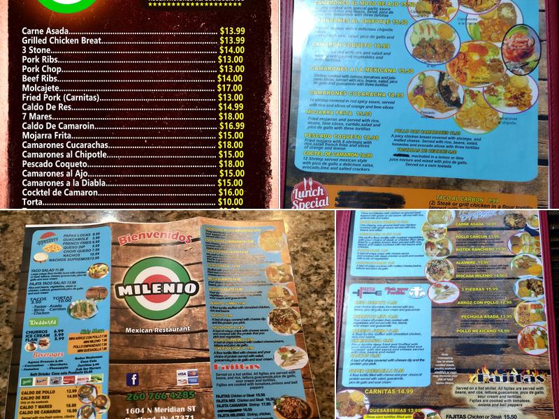Milenio Menu