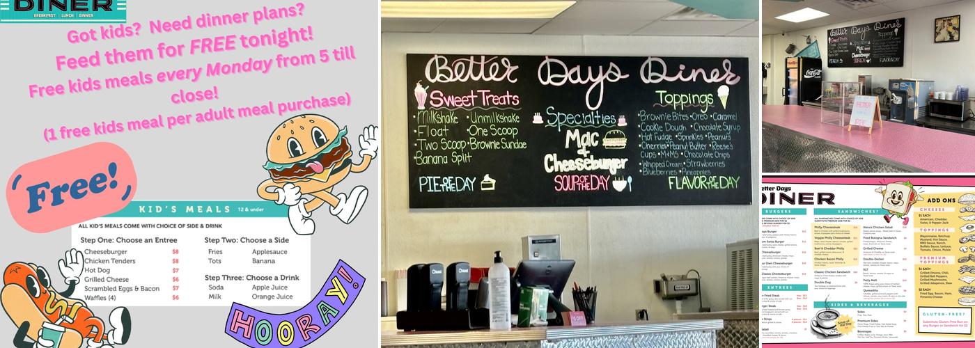 Better Days Diner - Spring Hill Menu