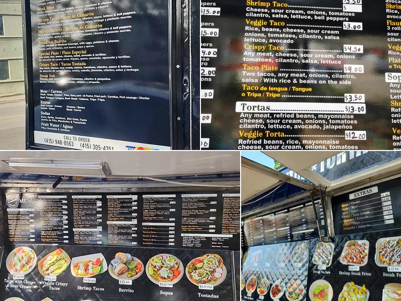 Tacos La Patrona Menu