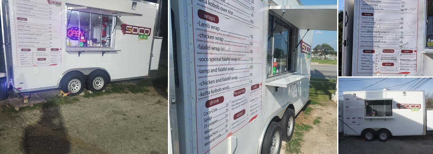 Soco halal Menu