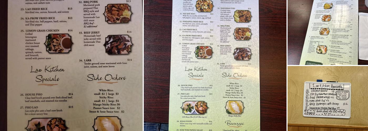 Pho Lao Kitchen Der Menu