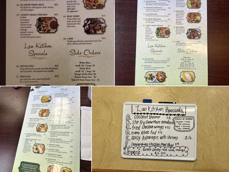Pho Lao Kitchen Der Menu