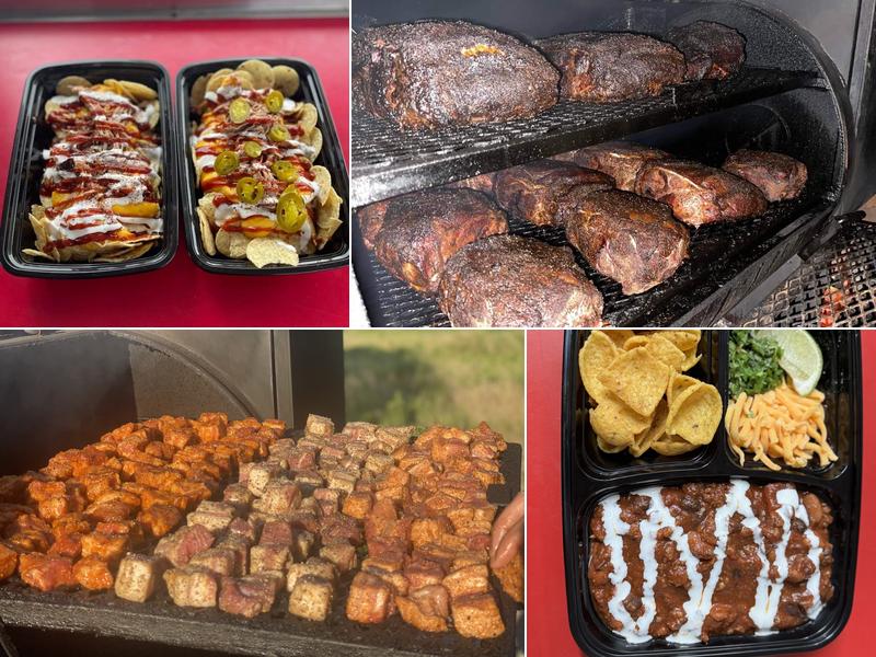 Iron Smoke BBQ WF9H+CX6, Symsonia