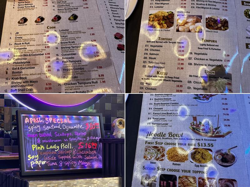 SUSHI 99 （St Augustine） Menu