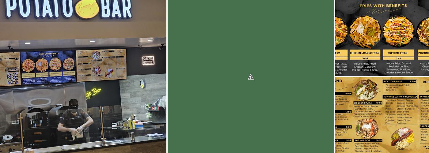 Potato Bar Menu