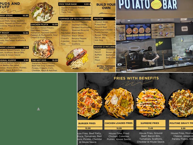 Potato Bar Menu