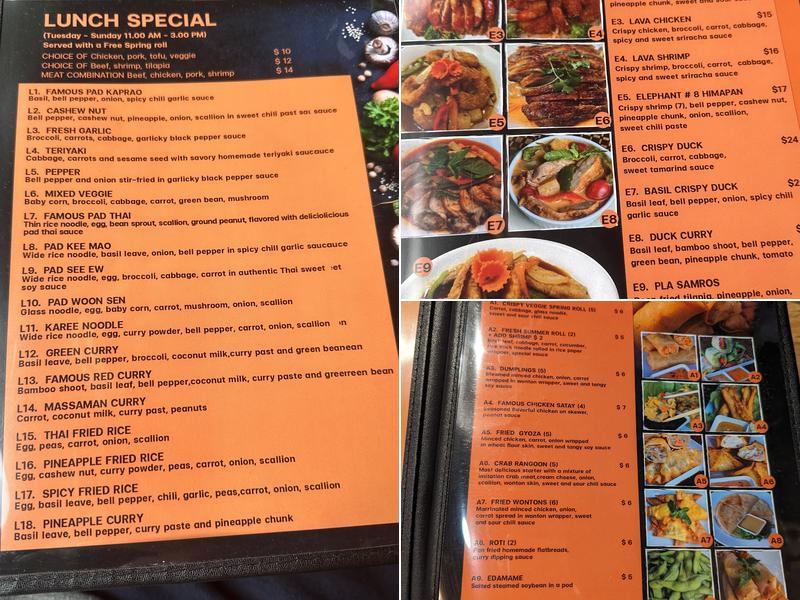 Elephant #8 Thai Cuisine & Sushi Sharon PA, Sharon - Menu, Reviews (82 ...