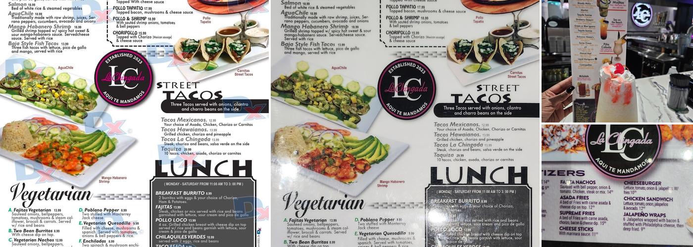 La Chingada Menu
