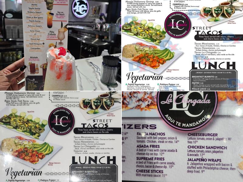 La Chingada Menu