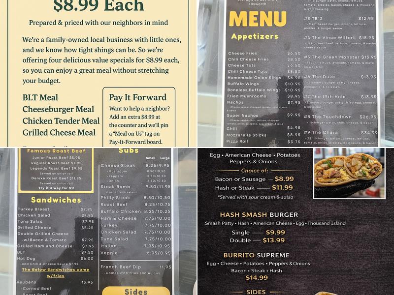 Legends Menu