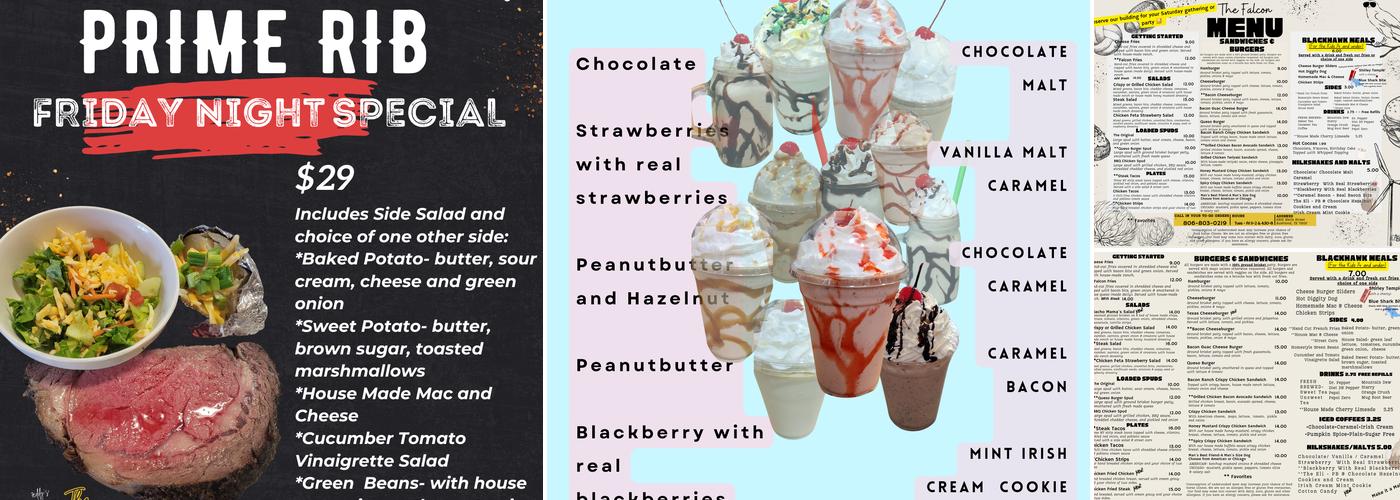 7eddys The Falcon Menu