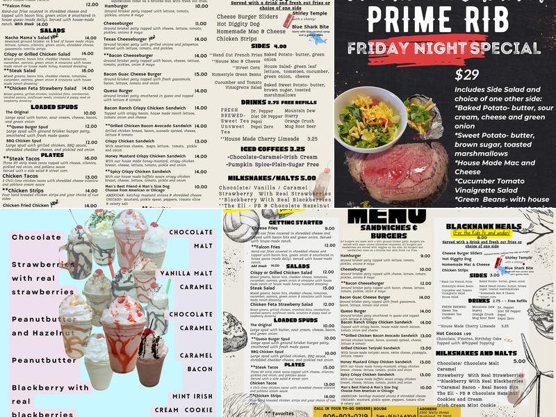 7eddys The Falcon Menu