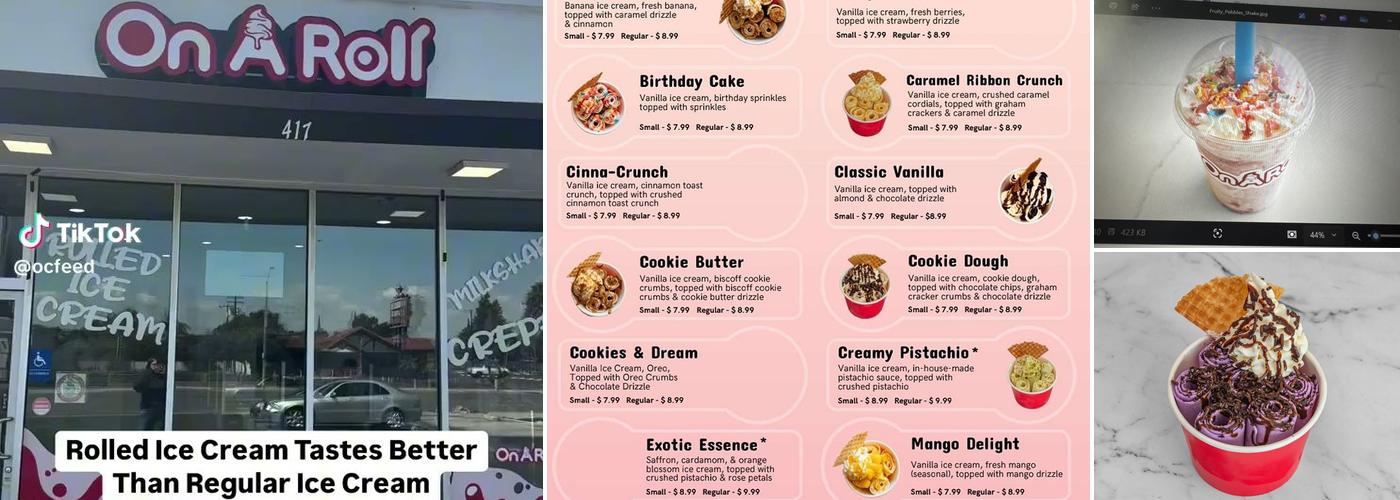 ON A ROLL Menu