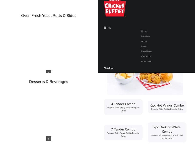 Hartz Chicken Express Menu