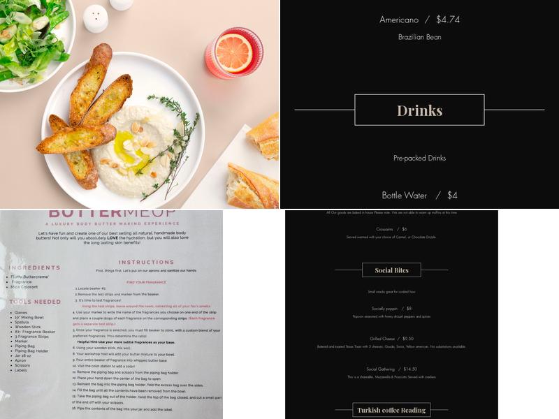 The Sober Social Menu