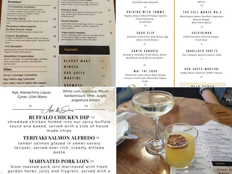 Honest Town Eats Menu