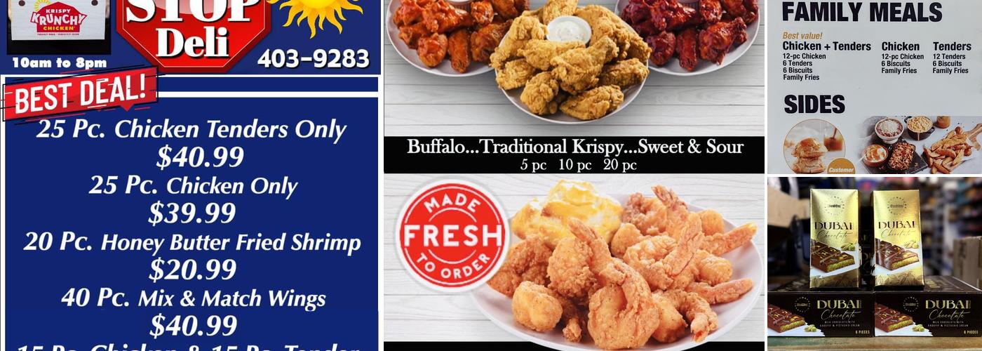 Why Not Stop Deli Menu