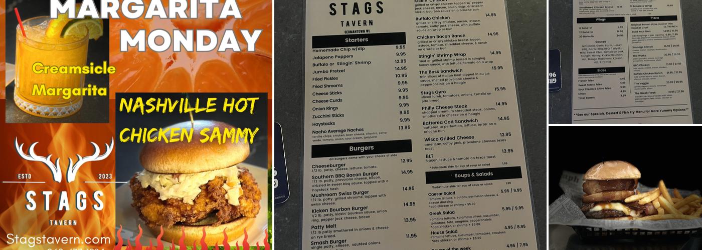 STAGS Tavern Menu
