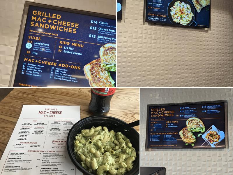 Mac + Cheese Kitchen Menu