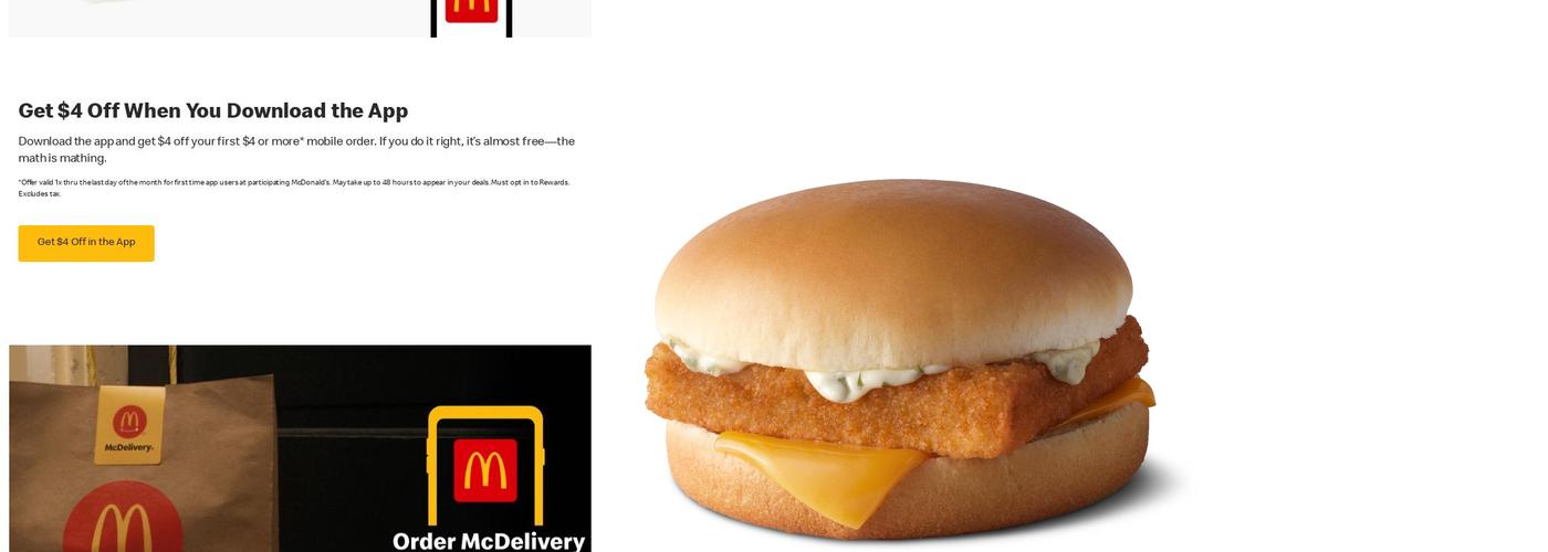 McDonald's Menu
