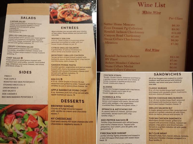 Red Pepper Bar & Grill Menu