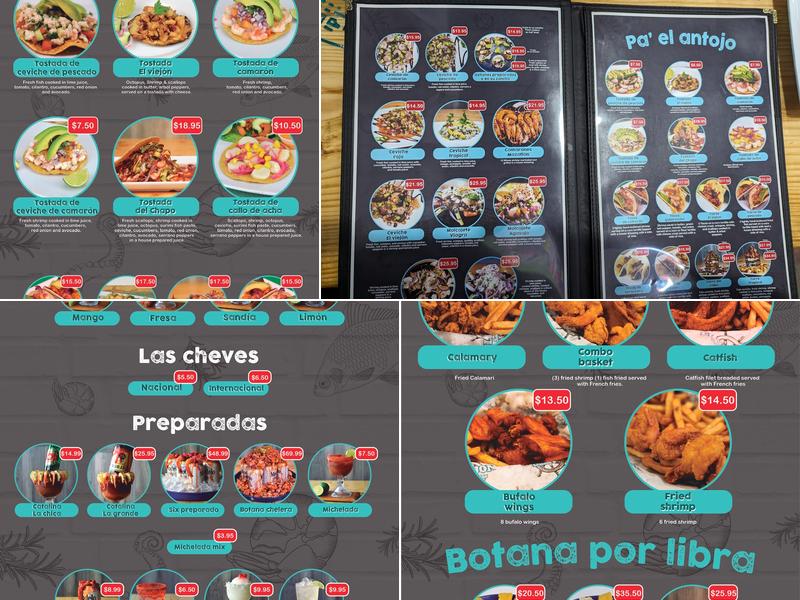 El Viejon Seafood & Bar Menu