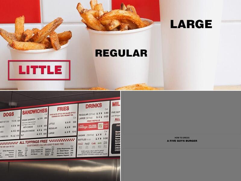Five Guys Menu