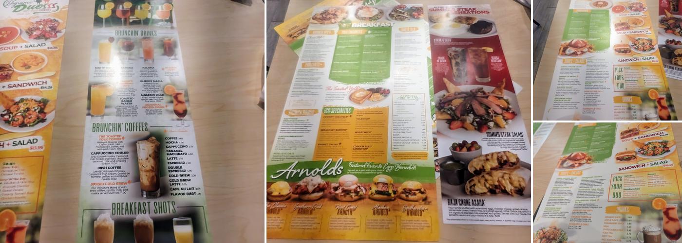 The Toasted Yolk Cafe Menu