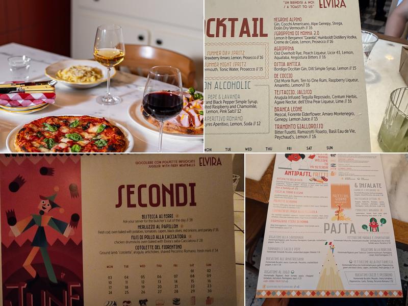 Elvira Menu