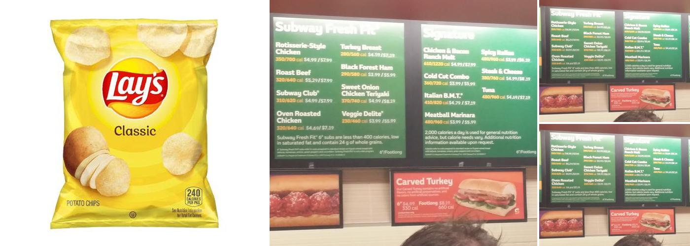 Subway Menu