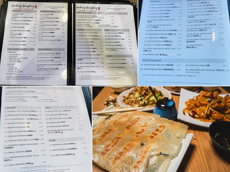Xiaolong Dumpling Menu