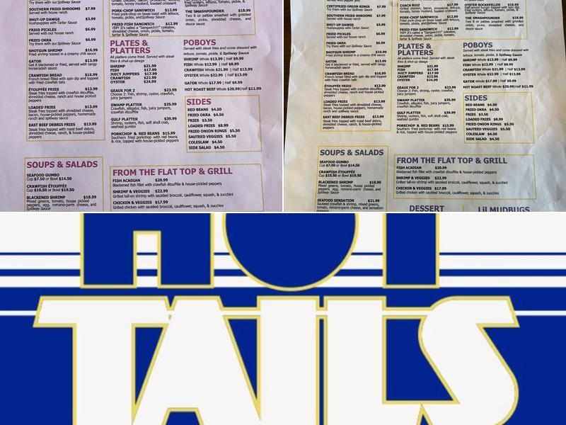Hot Tails Menu