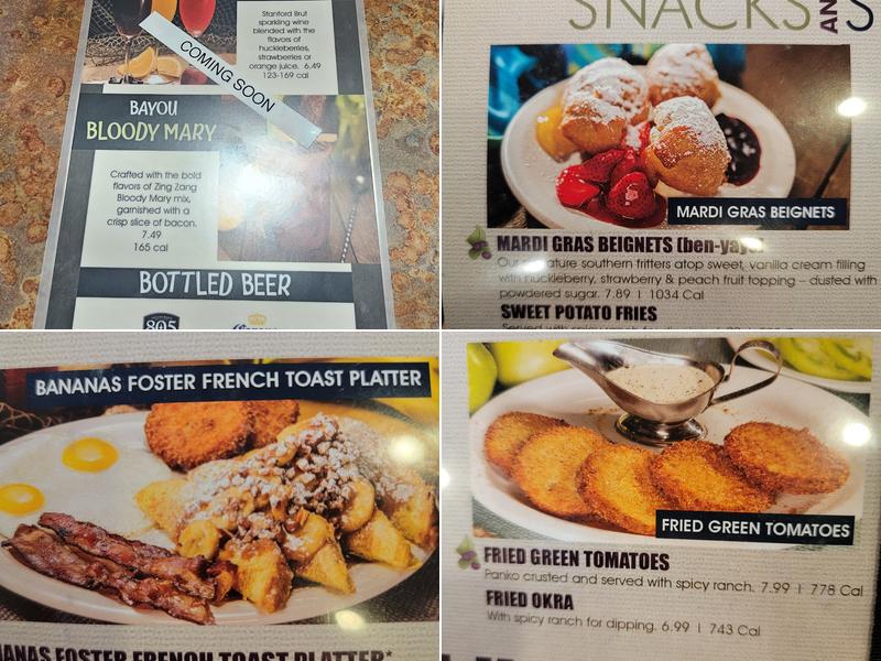 Huckleberry's Breakfast & Lunch Menu