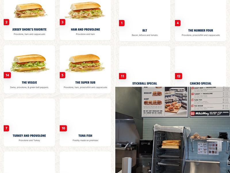 Jersey Mike's Subs Menu