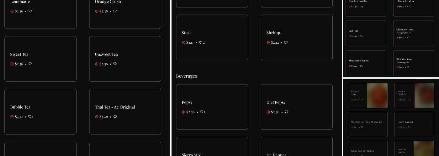 Asia Cafe Xpress - Alcoa Menu