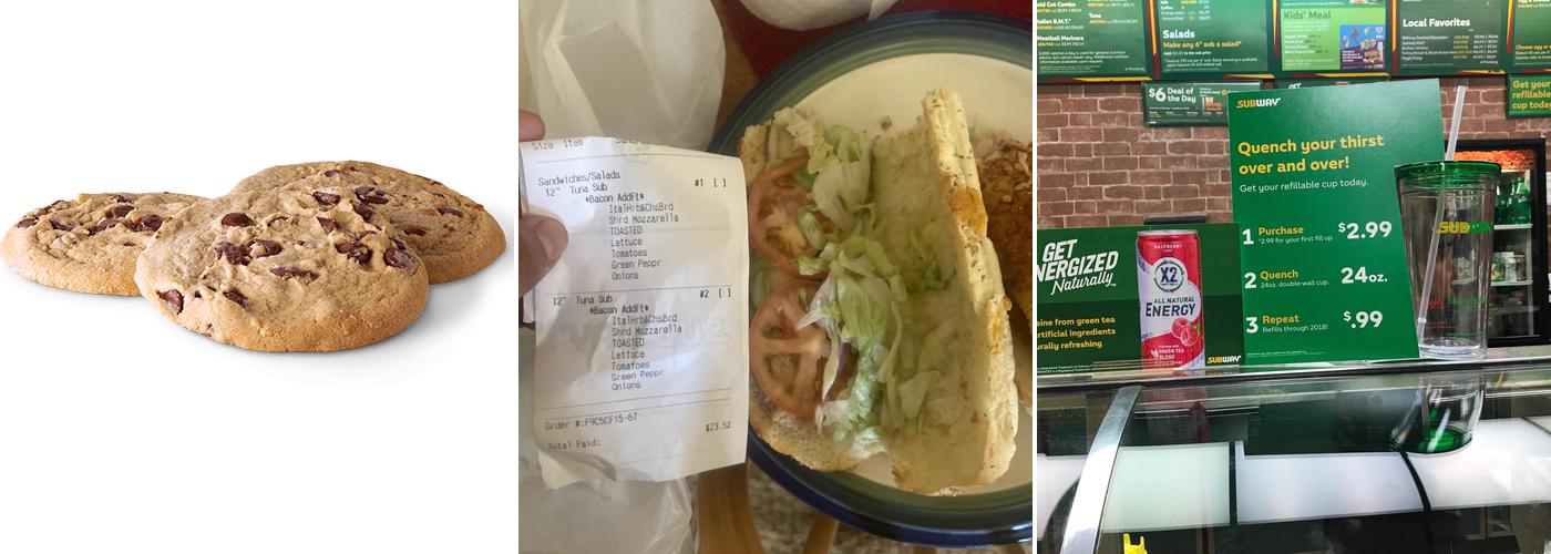 Subway Menu