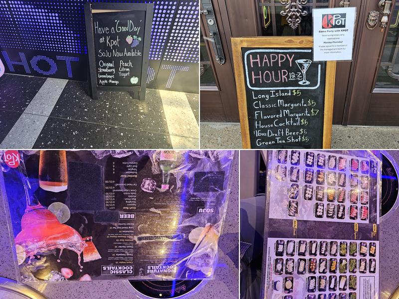 KPOT Korean BBQ & Hot Pot Menu